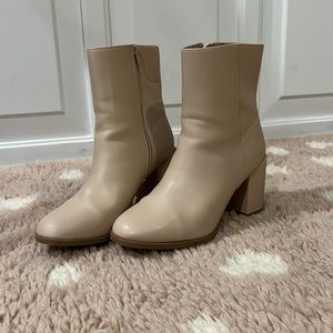 A New Day - Tan Heeled Boots